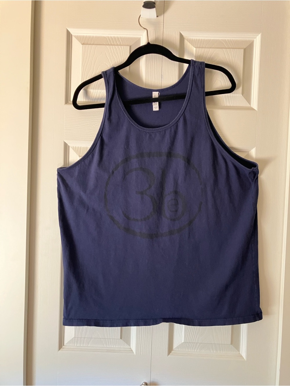 3eb
Third eye blind 
Bella Canvas Navy Graphic Tank Top with Subtle Black Print